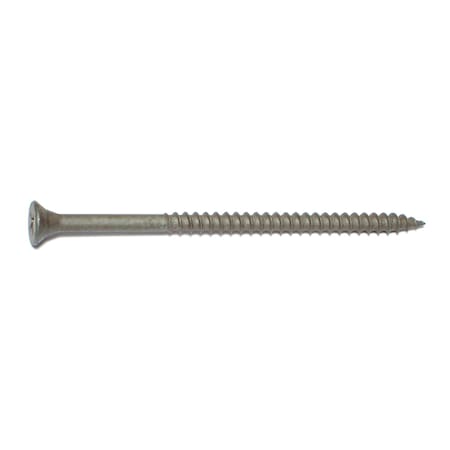 Buildright Deck Screw, #10 x 3-1/2 in, Steel, Flat Head, Phillips Drive, 56 PK 09204